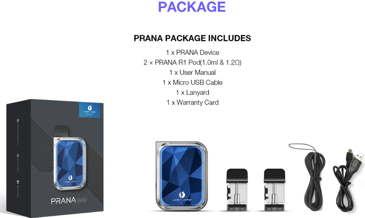 Lost Vape Prana Pod Kit